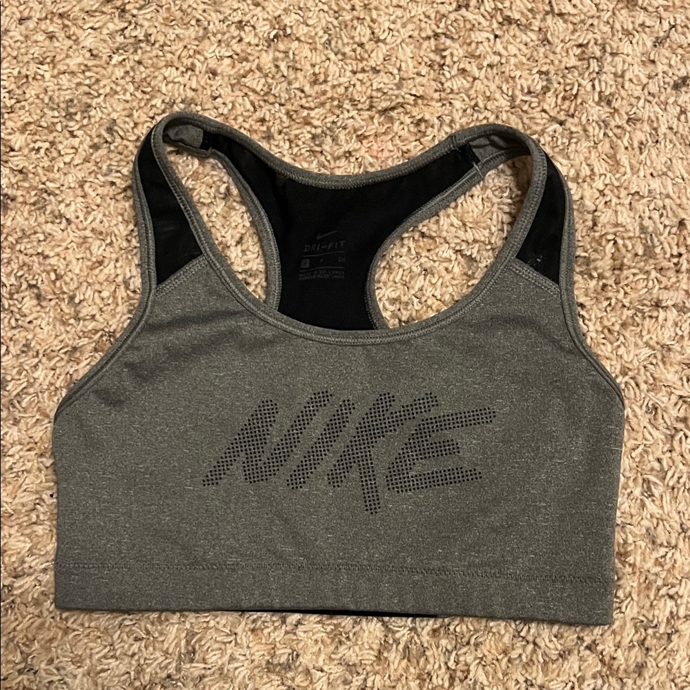 🔥4/$10 Nike Women's Charcoal Sports Bra
